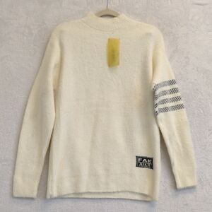 Atila King Women's Fuzzy‎ Knit Preppy Sweater Size M
